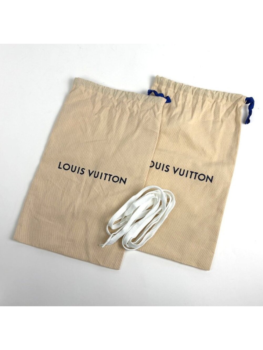 Louis Vuitton Logo Sneakers Monogram Supreme Shoes Leather White Red - Picture 9 of 9